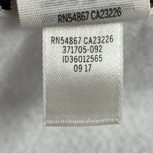 PINK Victoria’s Secret Logo Cropped Sweatshirt L White Colorblock Crewneck Y2K - Picture 8 of 8